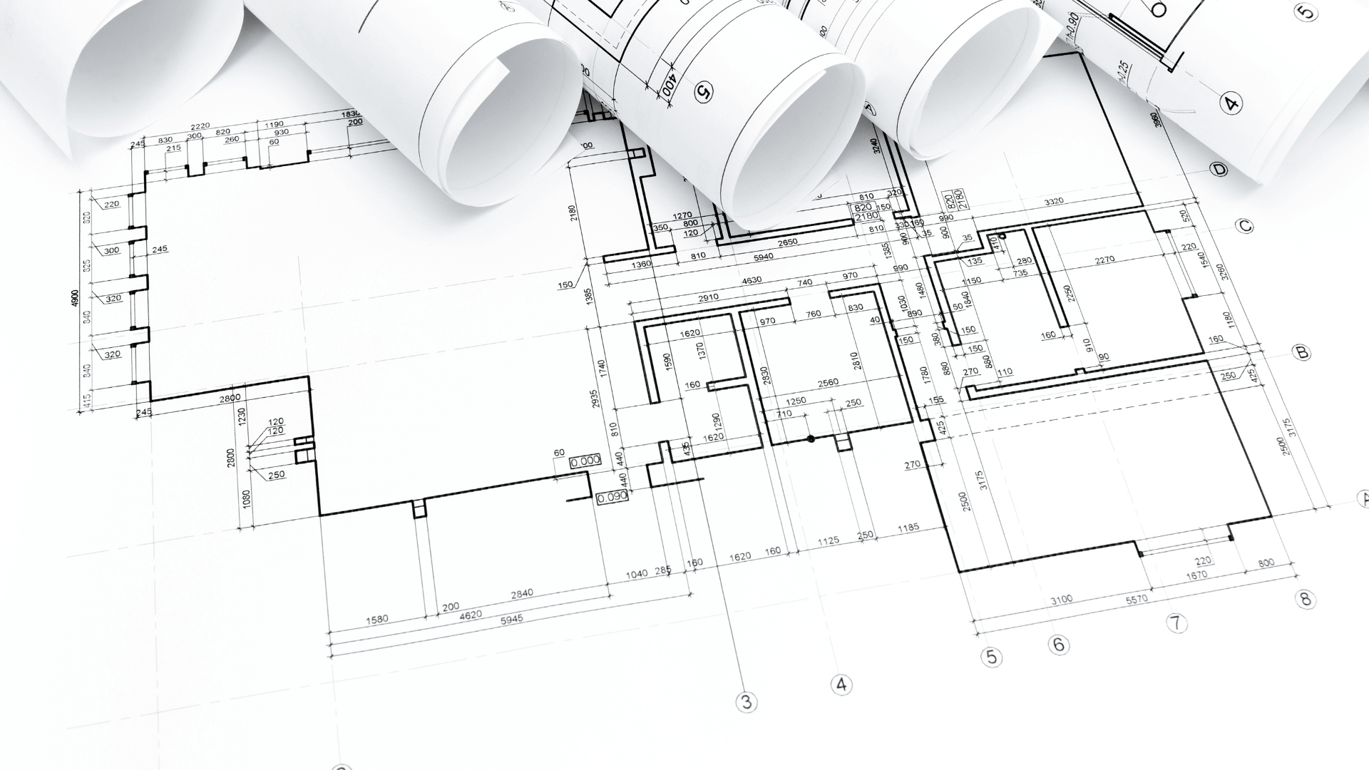 Sample floor plan layout illustrating unit configuration and room arrangement