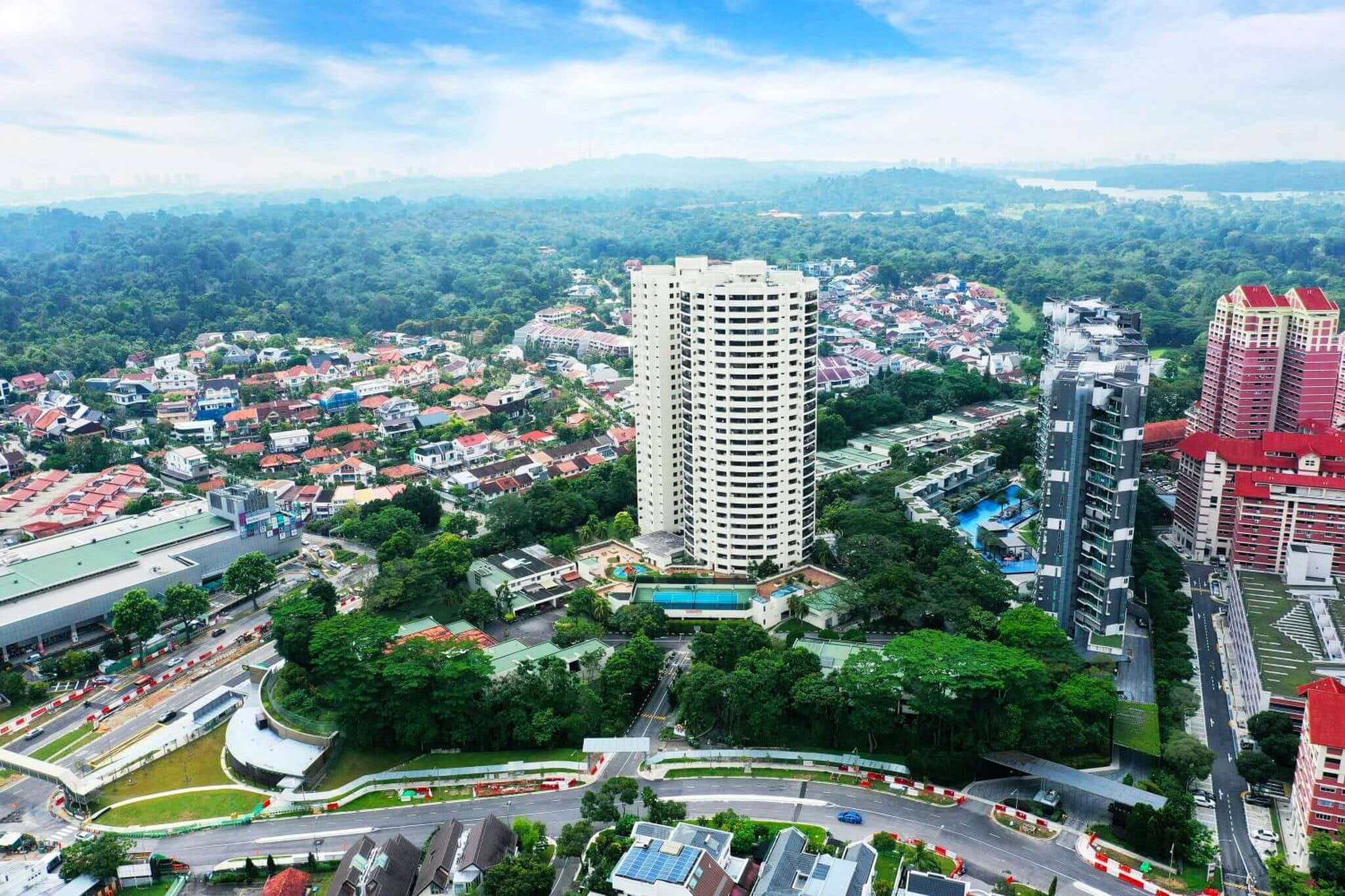 Thomson View condominium on Bright Hill Drive, the former residential development that will be redeveloped into Thomson Reserve in Upper Thomson