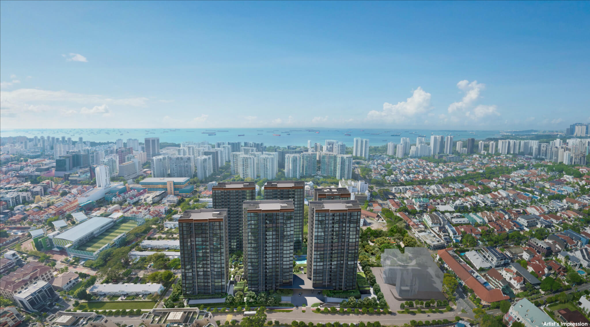 Emerald of Katong by Sim Lian Group, one of Singapore's successful new condominium launches in District 15